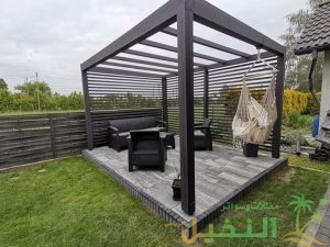 برجولات حديد مودرن