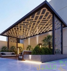 برجولات حديد مودرن