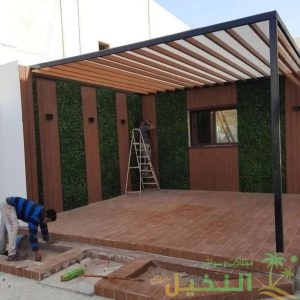 برجولات حديد مودرن