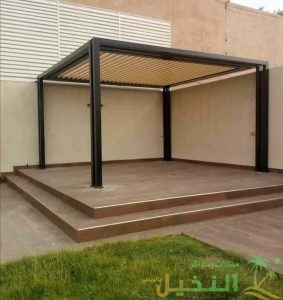 برجولات خشب مودرن