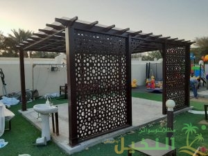 برجولات حديد مودرن