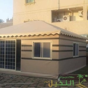 تركيب خيمة شعر