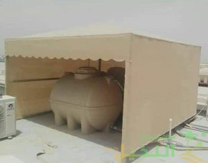 مظلات للخزانات
