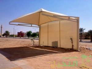تركيب مظلة قماش