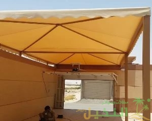 مظلات حوش حديد