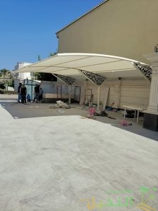 تصميم مظلات مواقف سيارات